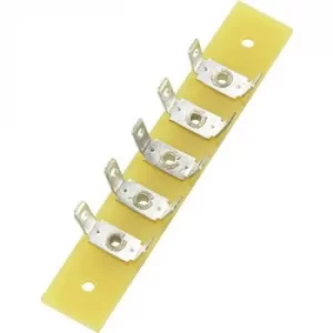 Image of TRU COMPONENTS PCB terminal strip single-row Total number of pins 5 Epoxide (L x W x H) 59 x 10 x 1.6mm