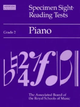 Image of Specimen Sight-Reading Tests Grade 2 Paperback