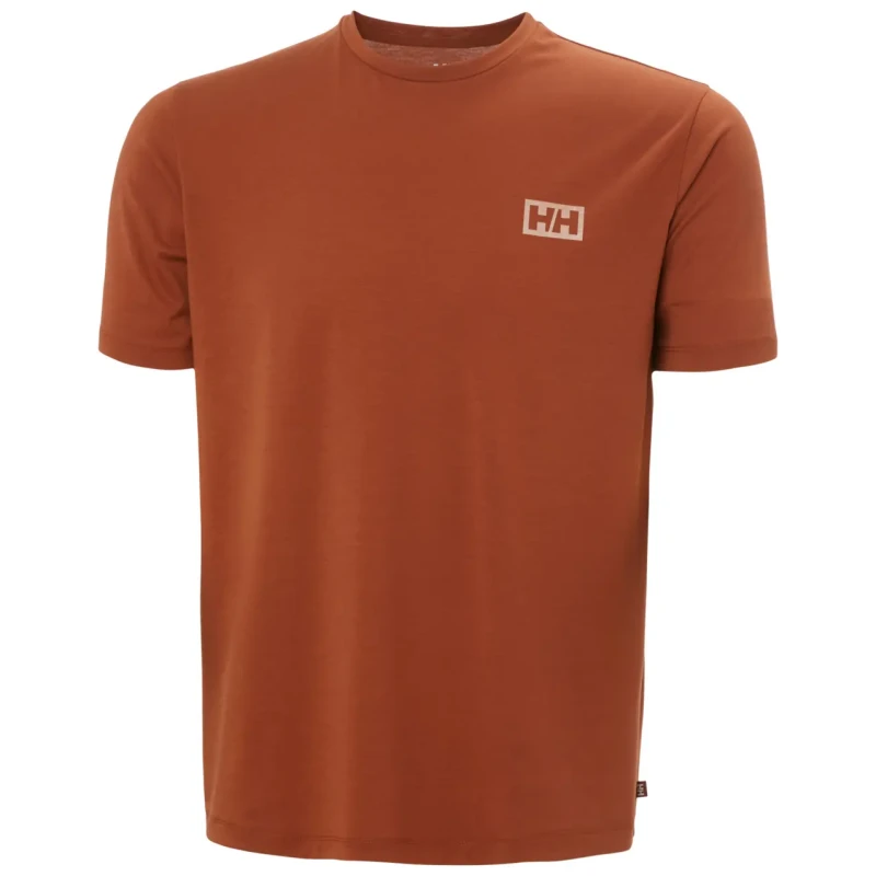 Image of T-Shirt Helly Hansen Skog Graphic Orange Male XL