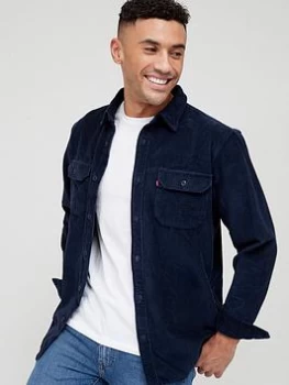 image of Levis Jackson Worker Overshirt - Navy Blazer Size XL Men