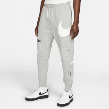 image of Nike Sportswear Swoosh Mens Semi-Brushed Back Pants - Dark Grey