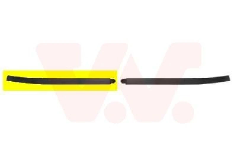 Image of VAN WEZEL Front splitter VAN WEZEL 3792502
