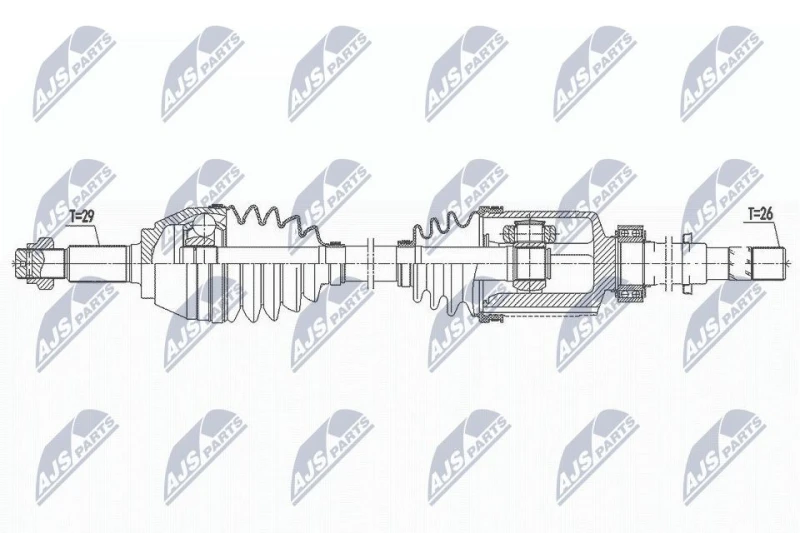 Image of NTY Drive shaft NTY NPW-NS-092