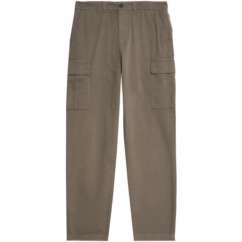 Image of Lyle and Scott Mens Cargo Trousers Khaki Ash male 32W R