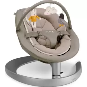 image of Nuna Leaf Grow Baby Seat & Rocker with Toy Bar - Biscotti