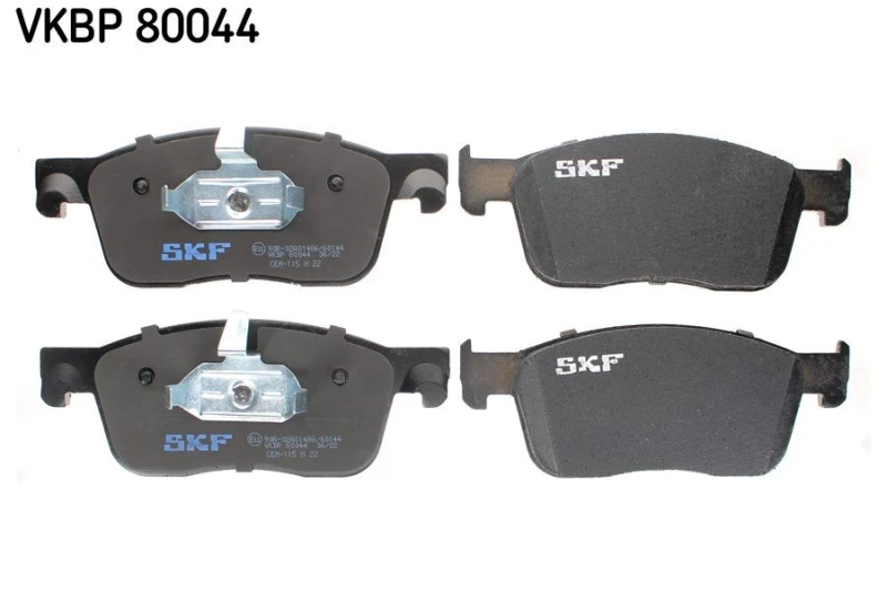 Image of SKF Brake pad set SKF VKBP 80044