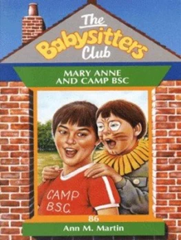 Image of Mary Anne and Camp Bsc by Ann M Martin Book