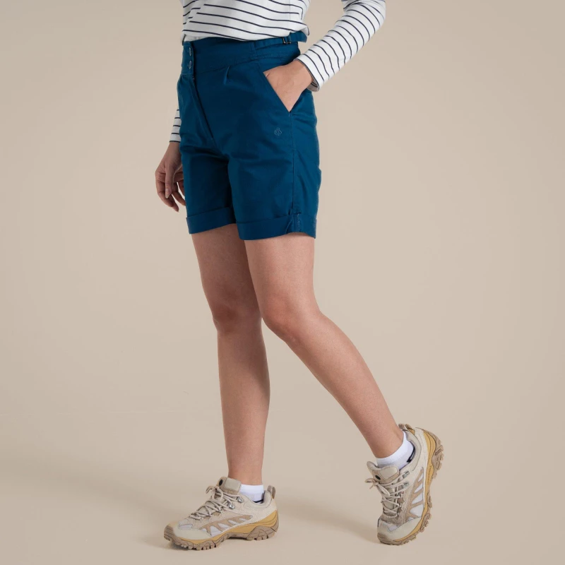 Image of Craghoppers Womens Araby Walking Shorts PoseidonBlue female 8 (XS)