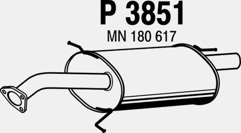 Image of Rear silencer VEGAZ MIS-218