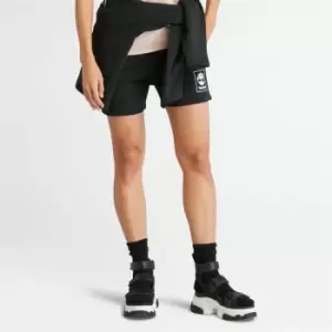 Image of Timberland Logo Pack Sweatshorts For Her In Black Black, Size L