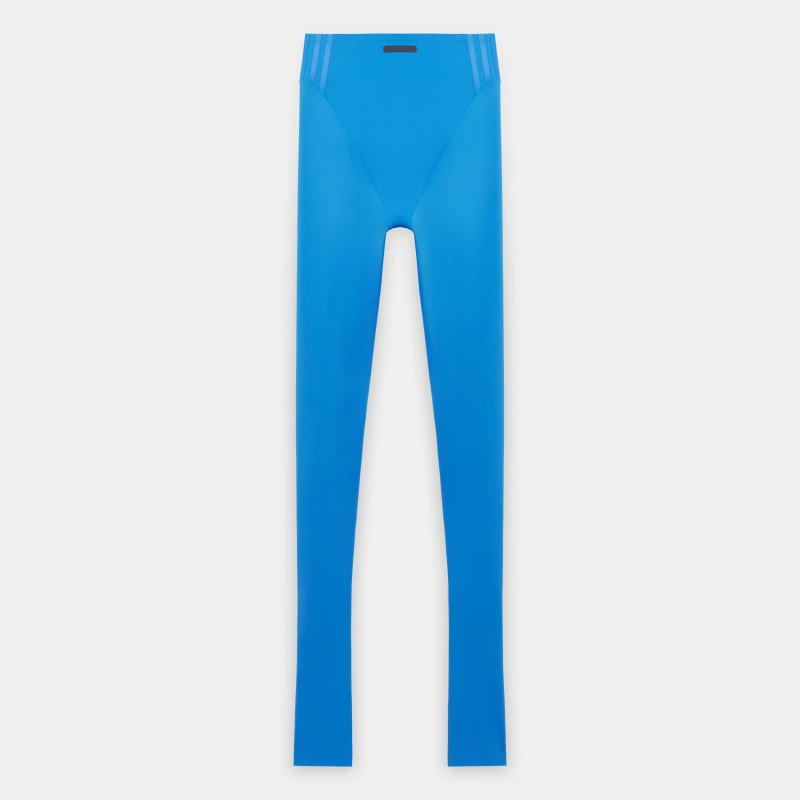 Image of adidas Womens Athletic Tight Basketball Shorts Blue Rush female 8 (XS)