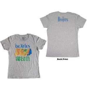 Image of The Beatles - Ob-La-Di Womens Large T-Shirt - Grey