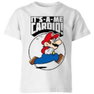 Image of Nintendo Super Mario Cardio Kid's T-Shirt - White - 11-12 Years