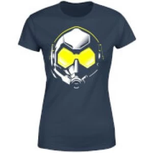Image of Ant-Man And The Wasp Hope Mask Womens T-Shirt - Navy - L
