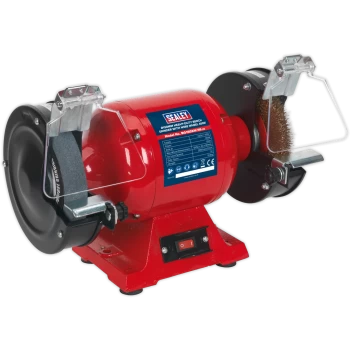 Image of Sealey BG150XLW 150mm Wire Wheel and Bench Grinder Heavy-Duty 240v