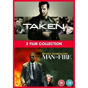 Image of Taken/Man On Fire DVD