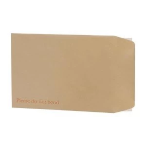 image of 5 Star Office C4 Envelopes Recycled Board backed Hot Melt Peel and Seal 120gsm Manilla Pack 125