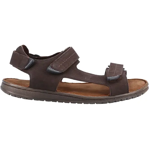 Image of Hush Puppies Mens Neville Lightweight Adjustable Walking Sandals - UK 6 Brown male GDE2459BRO6