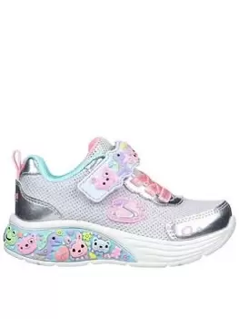 Image of Skechers Toddler Lil Dreamers Trainer, Silver, Size 4 Younger