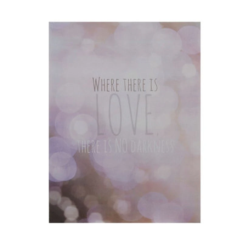 Image of Premier Housewares Where There Is Love Wall Plaque Pink