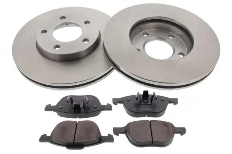 Image of MAPCO 47515 Brake disc and pads set Front Axle, Brake Disc Type: Vented, excl. wear warning contact Brake Set,disc brakes (3405)
