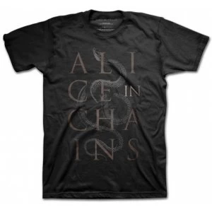 image of Alice In Chains - Snakes Mens X-Large T-Shirt - Black