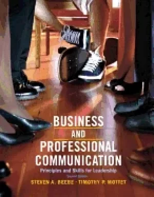 Image of business and professional communication principles and skills for leadershi