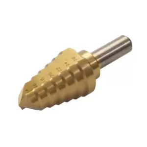 image of Silverline Titanium-Coated HSS Step Drill 14 - 26mm 763594