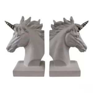 Classical Unicorn Bookends