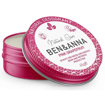 Image of Ben and Anna Pink Grapefruit Deodorant Tin 40g