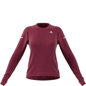 Image of adidas Long Sleeve T-Shirt - Victory Crimson