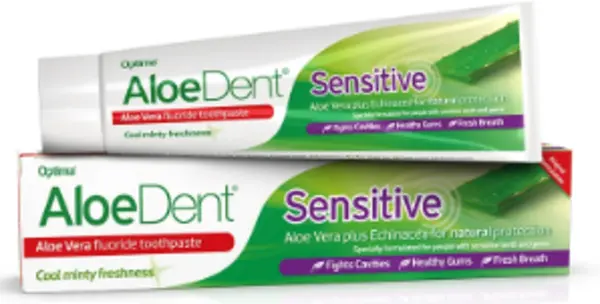 image of AloeDent Sensitive Aloe Vera & Echinacea Toothpaste 100ml