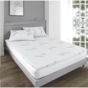 Image of Ezysleep Bamboo Memory Foam Mattress Topper Double 1 Inch
