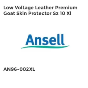 image of Ansell LOW VOLTAGE LEATHER PREMIUM GOAT SKIN PROTECTOR SZ 10 XL