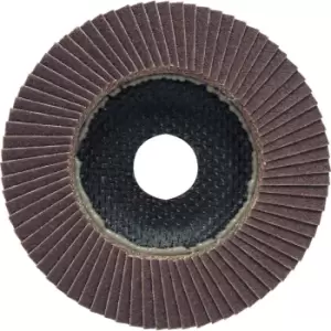 image of 100 X 16MM Conical Flap Discs, Aluminium Oxide - Fibre Backed P120