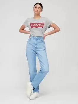 Image of Levis 70's High Rise Slim Straight Leg Jeans - Blue Size 26, Inside Leg 29, Women