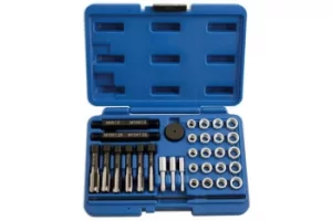 image of Laser Tools 5206 Glow Plug Thread Repair Kit 33pc