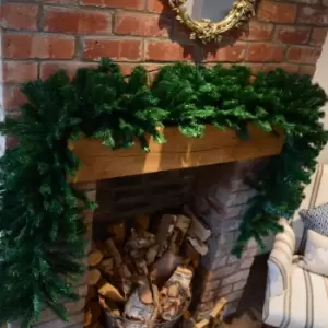 Image of Choice of 6ft or 9ft Luxury Christmas Garlands with Plain / Snowy / Pine Cones