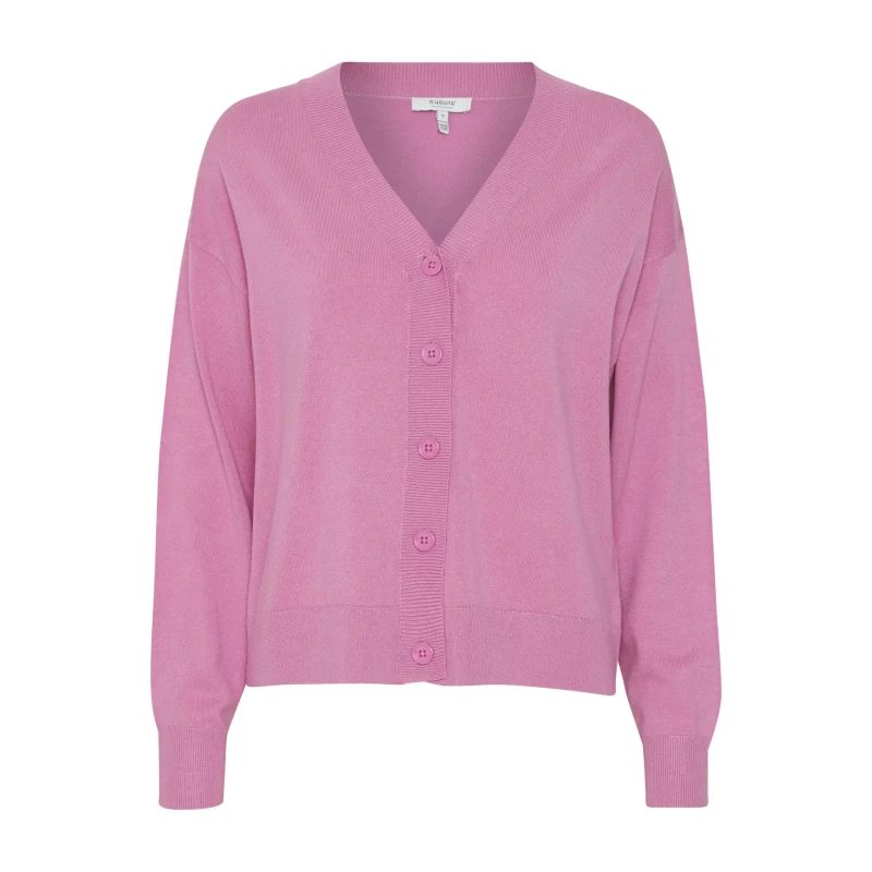Image of b.Young Womens v-neck cardigan b.young Morla Rose Female L