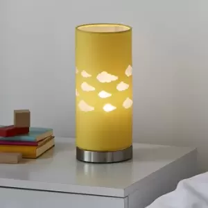 image of Glow Hannel Cloud Yellow LED Circular Table Lamp