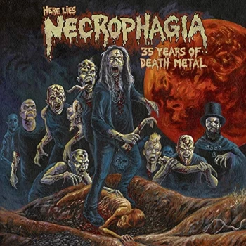 image of Necrophagia - Here Lies Necrophagia CD