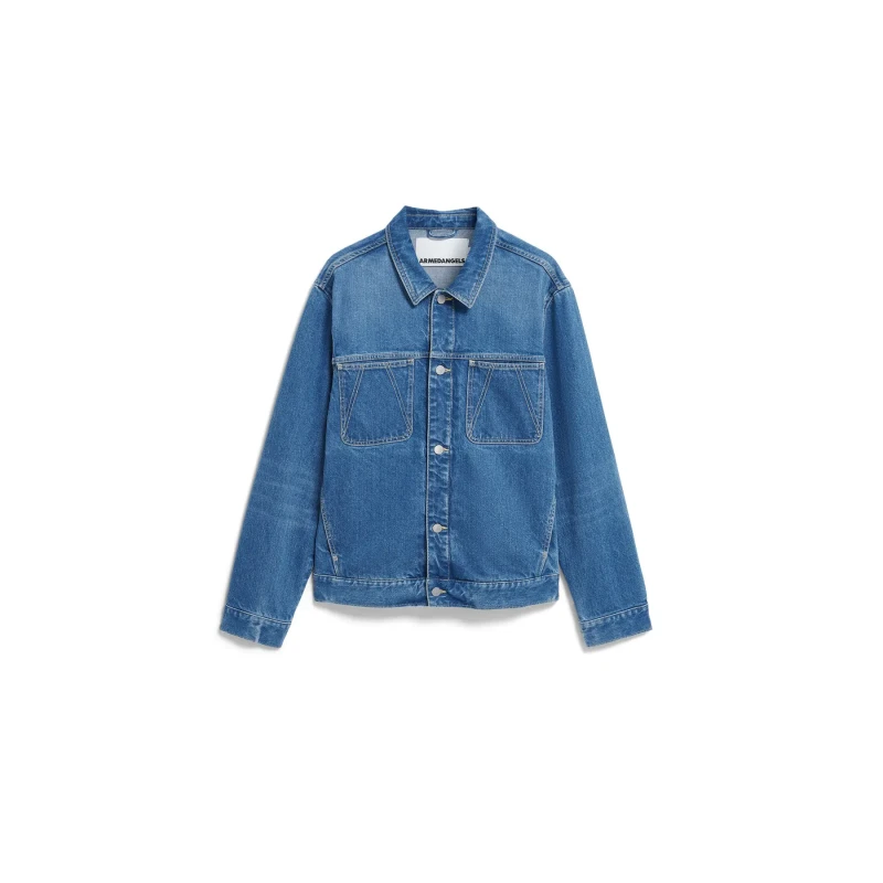 Image of ARMEDANGELS Denim jacket Armedangels Aashton Bleu Male XL