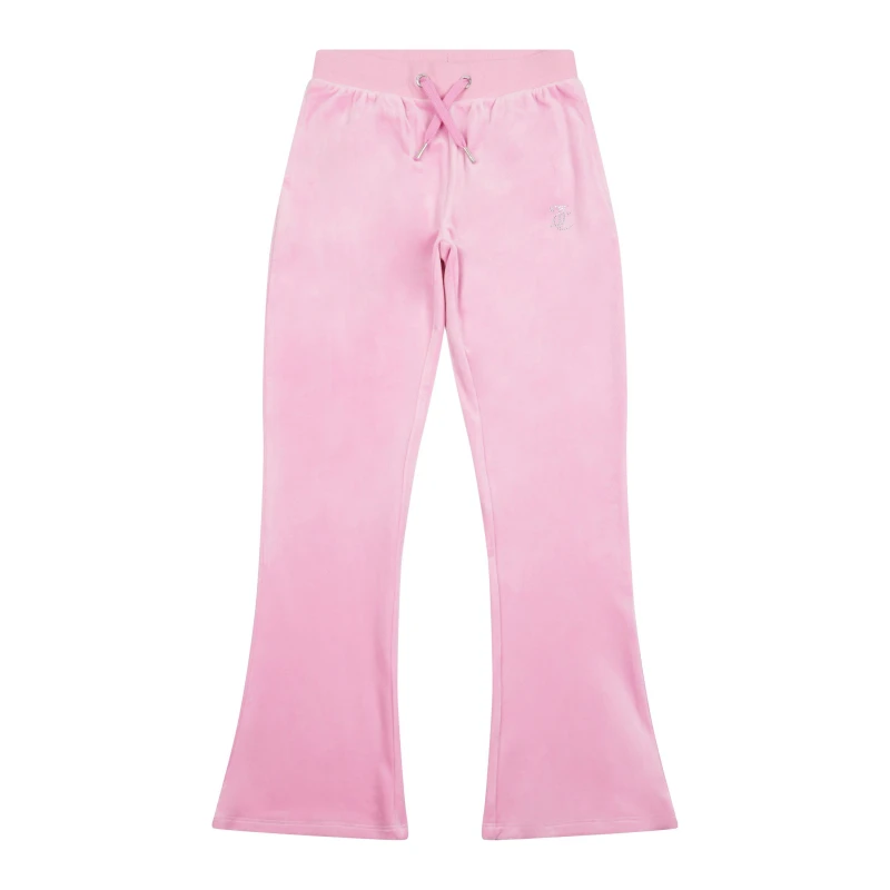 Image of Juicy Couture Stretch-Velour Jogging Bottoms Pink Lilac F89 female 12-13 Yrs