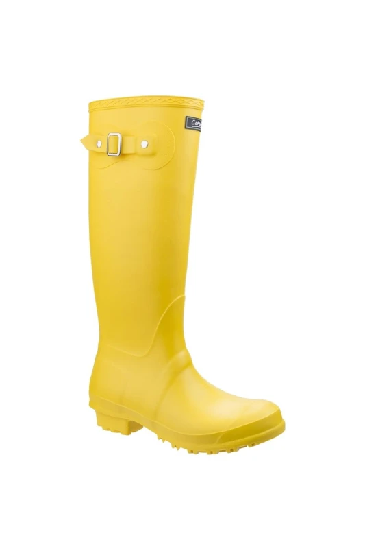 Image of Cotswold Womens Sandringham Original Tall Wellington Boots - UK 6 / EU 39 Yellow female PS2916YEL39