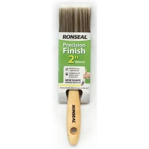 image of Ronseal Precision finish 2" Fine tip Flat Paint brush