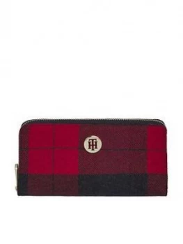 image of Tommy Hilfiger Wool Honey Purse - Check