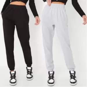 Image of Missguided Pack Basic Joggers - Black