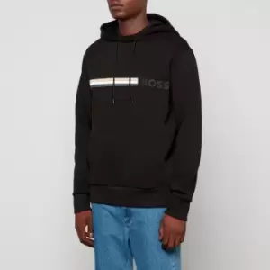 Image of BOSS Smart Casual Seeger Cotton-Blend Jersey Hoodie - M