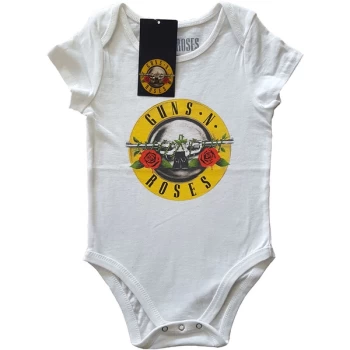 Image of Guns N' Roses - Classic Logo Kids 6-9 Months Babywear - White
