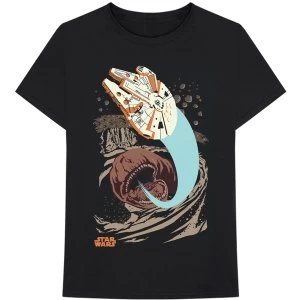 Image of Star Wars - Falcon Archetype Mens Large T-Shirt - Black